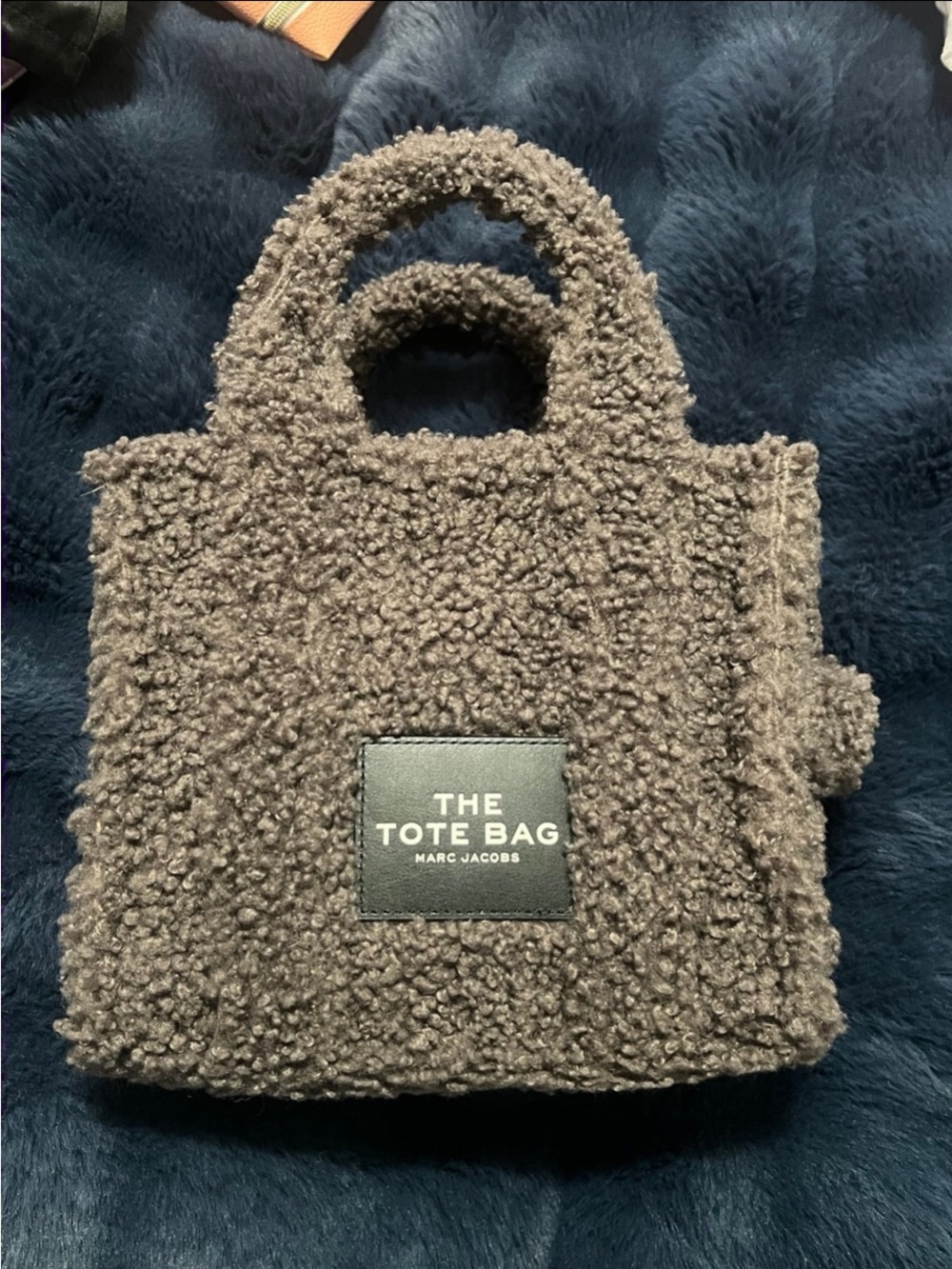 Marc Jacobs Sherpa Tote in Dark Brown